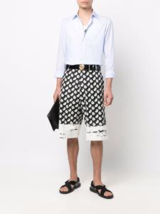 ETRO Bermuda shorts met paisley-print - Zwart