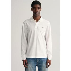 Gant Poloshirt "REG SHIELD LS PIQUE RUGGER", mit Logotickerei auf der Brust