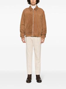 Lardini Suède bomberjack - Bruin