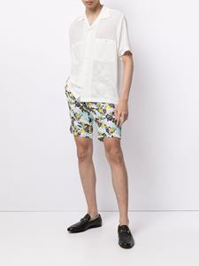 sulvam Bermuda shorts met bladerprint - Veelkleurig