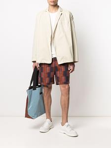 henrikvibskov Henrik Vibskov Geruite shorts - Blauw