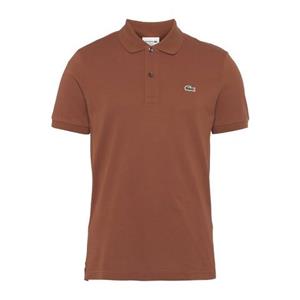Lacoste Poloshirt Pique Roest Bruin