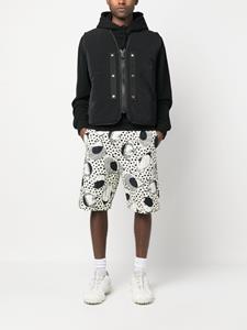 henrikvibskov Henrik Vibskov Shorts met abstracte print - Wit