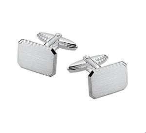 quickjewelshuiscollectiezilver manchetknopen mat gediamanteerd zilver wit 1005304