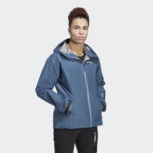 adidas Xperior Gore-tex Paclite Jas Middenblauw