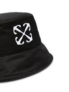 Off-White Vissershoed met Arrows patroon - Zwart