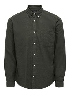 Only & Sons Overhemd Lange Mouw Only & Sons ONSNIKO LS MELANGE SHIRT