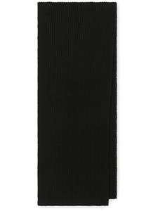 dolce&gabbana Dolce & Gabbana Sjaal met geborduurd logo - Zwart