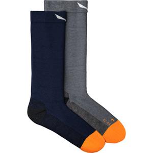 Salewa - MTN TRN All Mountain Crew Sock - Wandelsokken, blauw