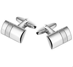 quickjewelshuiscollectiezilver manchetknopen poli/mat zilver gerhodineerd 1312961