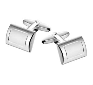 quickjewelshuiscollectiezilver manchetknopen poli/mat zilver gerhodineerd 1312960