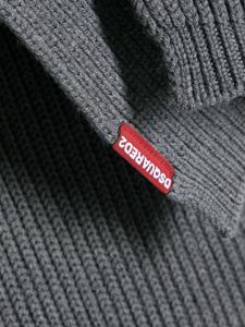 DSQUARED2 Wollen sjaal en muts - Grijs