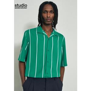 studio seidensticker Businesshemd "Studio", Regular fit Kurzarm Reverskragen Streifen