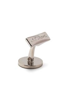 s.t.dupont S.T. Dupont Manchetknopen met gegraveerd logo - Zilver