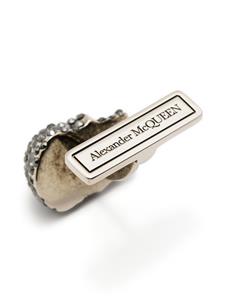 Alexander McQueen Kristallen manchetknopen - Zilver