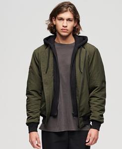 Superdry Mannen Military MA1-jas met Capuchon Groen