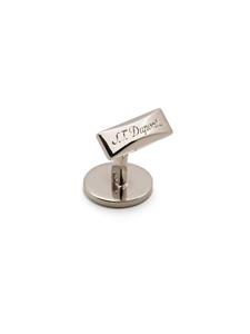 s.t.dupont S.T. Dupont Manchetknopen met gegraveerd logo - Zilver