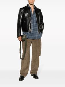 ourlegacy OUR LEGACY Leren jack - Zwart