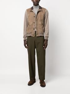 Moorer Suède bomberjack - Beige