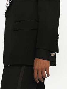 dolce&gabbana Dolce & Gabbana Vierkante manchetknopen met logoprint - Zilver