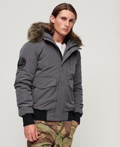 Superdry Mannen Everest Bomberjack Grijs