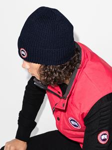 canadagoose Canada Goose Ribgebreide muts - Blauw