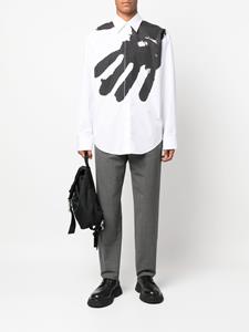 MSGM Straight broek - Grijs