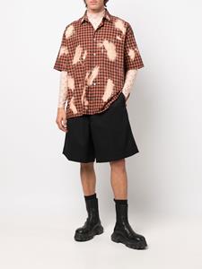 rafsimons Raf Simons Shorts met verlaagd kruis - Zwart