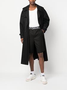 justcavalli Just Cavalli Shorts met logoprint - Zwart