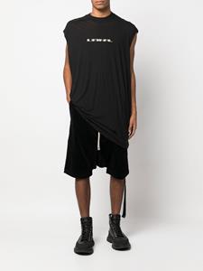 rickowensdrkshdw Rick Owens DRKSHDW Peul met verlaagd kruis - Zwart