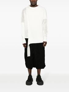 yohjiyamamoto Yohji Yamamoto Shorts met verlaagd kruis - Zwart
