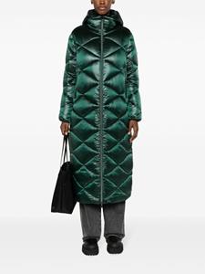 Save The Duck quilted hooded coat - Groen