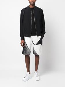 alexandermcqueen Alexander McQueen Katoenen Bermuda shorts met abstracte print - Wit