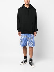 versacejeanscouture Versace Jeans Couture Shorts met logoprint - Blauw