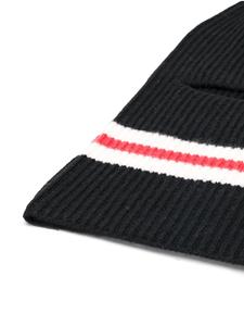 cashmereinlove Cashmere In Love urban bivakmuts met pompon - Zwart