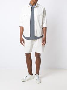 amirslama Amir Slama raw edges shorts - Wit