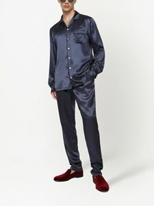 dolce&gabbana Dolce & Gabbana Broek in pyjama-stijl - Blauw