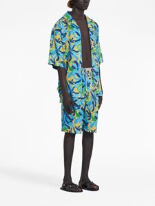 Marni Shorts met verlaagd kruis - Blauw