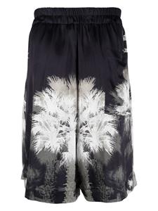 Laneus Shorts met print - Zwart