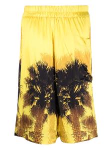 Laneus Shorts met print - Geel