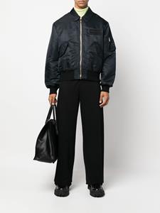 Versace Bomberjack met logopatch - Zwart