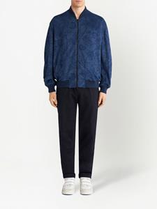 ETRO Bomberjack met patroon - Blauw