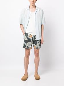 ERL Shorts met grafische print - Blauw