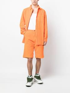 ERL Ribfluwelen shorts - Oranje
