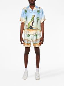 AMIRI Shorts met palmboom - Blauw