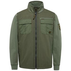 PME LEGEND Sweatjacke olive regular fit (1-tlg)