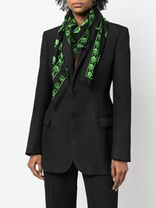 alexandermcqueen Alexander McQueen Sjaal met doodskopprint - Zwart