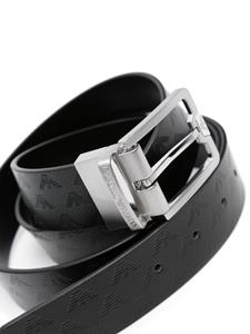 emporioarmani Emporio Armani Leren gespriem - Zwart