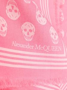 alexandermcqueen Alexander McQueen Sjaal met logoprint - Roze