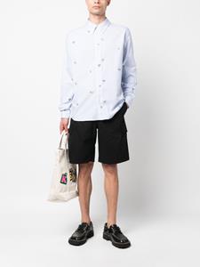 Kenzo Bermuda shorts met logopatch - Zwart